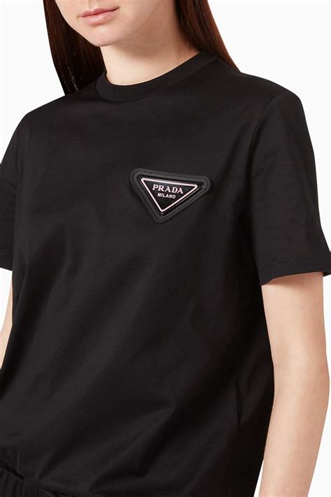 prada top schwarz|prada ladies shirts.